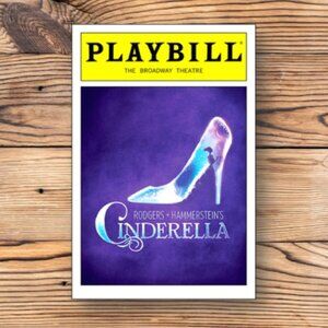 Cinderella Playbill Broadway Musical Refrigerator Fridge‎ Locker Tool Box Magnet